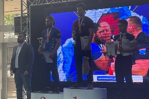 Спортсмен ЮФУ стал чемпионом в открытом турнире по армрестлингу