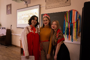 Students of the Institute of Philology, Journalism and Intercultural Communication of the Southern Federal University celebrated Maslenitsa