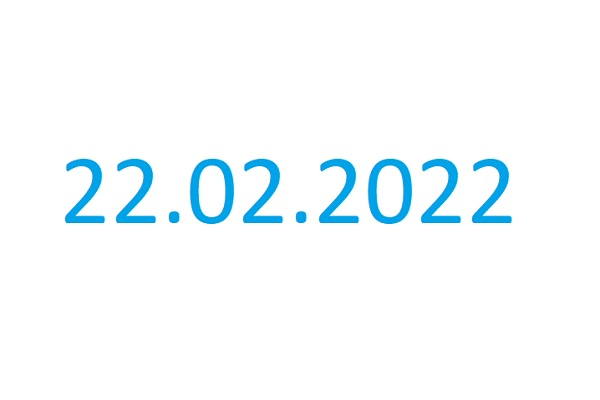 22 февраля какое число. Зеркальная Дата 22.02.2022. Зеркальная Дата 22 февраля 2022 года. Зеркальная Дата в 2022 году. Шесть двоек в дате.