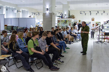 Студенты Южного федерального университета приняли участие в лекции ко Дню космонавтики в Политехническом музее ЮФУ